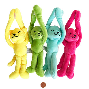 Plush Cats - long armed hanging cats with velcro paws